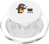 Hippopotame Barbecue Griller Animaux sauvages PopSockets PopGrip pour MagSafe