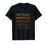 Love Heart Uptown Tee Grunge Vintage Style Black Uptown T-Shirt