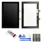 VITRE TACTILE + ECRAN LCD POUR MICROSOFT SURFACE RT 11515-1516 NOIR+OUTILS