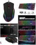 Pack GAMER 2 en 1 ADVANCE PRO-GTA250 SOURIS 4800DPI RGB + CLAVIER Semi Mécanique RGB GAMING