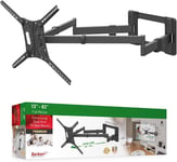 Support Mural pour TV de 101 cm de Long - Double Bras de 13 à 83" - Orientable/Mouvement Complet - Plat et incurvé - Supporte jusqu'à 50 kg - Extra Stable - pour écran LED OLED LCD - VESA Max.