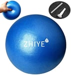 ZHIYE Mini Pilates Ball Yoga Small Exercise Ball Core Fitness Bender, Yoga, Stability, Barre, Training Physical Therapy Anti-Slip Swiss Ball Gym Home