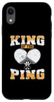 Coque pour iPhone XR King of The Ping Pong Louche de tennis de table