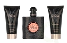 Yves Saint Laurent YSL Black Opium Giftset 150 ml Edp Spray 50ml/2x Body Lotion 50ml