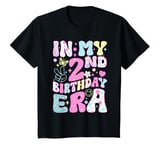 Youth In My 2nd Birthday Era Girl Gifts Second Bday 2 Year Old T-Shirt