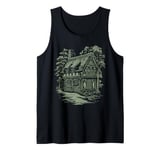 Dark Cottagecore enchanting Forest Cottage Aesthetic Tank Top