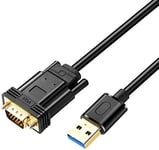 Câble Adaptateur Usb Vers Vga Compatible Avec Mac Os Windows Xp/Vista/10/8/7, Usb 3.0 Vers Vga Mâle 1080P Adaptateur Vidéo Convertisseur 2 Mètre[YIN146061]