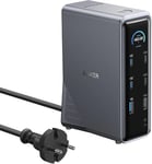 Anker Prime Docking Station 160W, 14-Port with 160W Max Output, 10Gbps Fast Data Transfer, Real-Time Smart Interface, Audio and Ethernet Ports, Dual 4K Displays for Dell, MacBook, and More