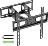 Support Mural TV pour 32-70 Pouces de Plat LCD LED Téléviseurs, Support TV Mural Orientable et Inc ble,VESA 400x400mm Capacité 40kg