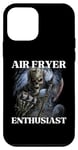 Coque pour iPhone 12 mini Amateur de friteuse à air drôle Cringe Hard Squelette Meme