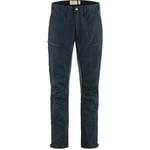 Fjallraven 82890R-555-570 Abisko Lite Trekking TRS M Reg Pants Men's Dark Navy-Mountain Blue Size 46