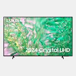 Samsung DU8000 Crystal UHD 4K 65" Smart TV, With Object Tracking Sound Lite, AirSlim, Gaming Hub, Crystal Processor 4K, Smart TV powered by Tizen, UE65DU8000UXXU, English Model (2024)