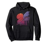 Octopus Piano Player Funny Pianist Music Keyboard Lover Gift Pullover Hoodie