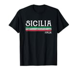 Sicily Sicilian Italian Flag Souvenirs T-Shirt