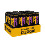 12 x Reign Energy, 500 ml (Peach Fizz)