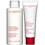 Clarins It's Not Rocket Science Body Lotion 400 ml & Beauty Flash Balm 50 ml - 450 ml