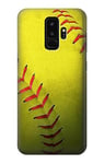 Yellow Softball Ball Case Cover For Samsung Galaxy S9 Plus