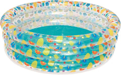 Bestway Tropical Paddling Pool Kiddie Swimming Pool, Inflatable Above Ground Po