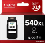 Cartouche 540 XL Noir, PG-540XL PG 540 Cartouche d'encre Remanufacturées pour Cartouche Canon 540, pour Pixma MG3650s MG3650, MG3150 MG3250, MG3550 MG2250, MG4250 MG3600,TS5151 TS5150, MX475