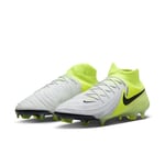 Nike Phantom Luna II Elite FG Mad Voltage - Sølv/Sort/Neon - Gress (FG), størrelse 44½