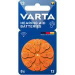 Hörapparatsbatteri 13 / A13 / PR48 8-pack