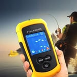 120M/393.7FT Sonar Fish Finder 2" LCD Color Screen W/Wireless Sensor FFCW1108-1