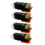 4x PGI570XL Black 24ml Ink Cartridges For Canon PIXMA TS5051 TS5053 Printer