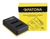 Patona 181974, Usb, Sony Np-Bx1, Svart, Gul, Lcd, Batteriladdare För Inomhusbruk, 5 V