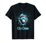 Funny City Chimp Cool Urban Monkey Graffiti T-Shirt