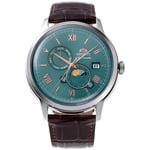 Orient Bambino Sun & Moon RA-AK0805E - Herre - 41 mm - Analog - Automatisk - Safirglass