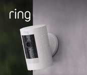 Ring Stick Up Cam Battery HD 1080p Wireless White Home Security Camera - Outdoor