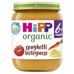 HiPP Organic Spaghetti Bolognese Baby Food Jar 6+ Months (6 x 125g)