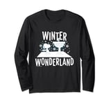 Peanuts Christmas Snoopy Woodstock Winter Wonderland Long Sleeve T-Shirt