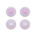 4 kpl Cat Paw Thumb Stick Grip Cap Cover PS3 / PS4 / PS5 / Xbox One / Xbox 360 -ohjaimen peliohjaimen ohjaussauvakotelon tarvikkeet