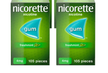 Nicorette Freshmint Chewing Gum 4mg - 210 Pieces