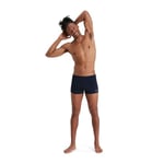 Speedo Men's ECO Endurance+ Aquashort Swimming Trunks | Chlorine Resistant | Recycled Fabric | Swim Fitness | Training | Holiday, True Navy, 40