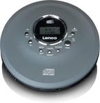 Cd-400 - Lecteur Cd Portable - Discman - Radio Dab+ - Cd,Cd-R/Rw,Lecteur Mp3 - Mémoire Des Stations - Fonction Livre Audio - Antichoc - Batterie Intégrée 1000 Mah - Gris