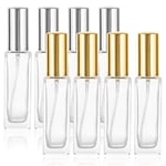 Chingde Bouteilles de pulvérisation en verre de parfum, bouteille de parfum de voyage 8pcs, bouteilles de parfum rechargeables, bouteille rechargeable de parfum portable,Atomiseur de parfum en verre