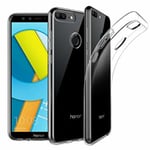 Skal i genomskinligt gummi, Honor 9 Lite Transparent