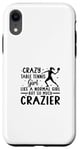 Coque pour iPhone XR Joueur de ping-pong Crazy Table Tennis Fille