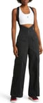 NIKE JORDAN 23 ENGINEERED CHICAGO CORSET PANTS JUMPSUIT SIZE S (DQ4542 010)BLACK