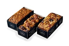 The Original Cake Company | Trio of Fruit Cake Selection | Includes: Butter Fruit and Nut Cake, Butter Genoa Fruit Cake and Salted Caramel and Date Fruit Cake | 3 x 400g℮