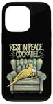 iPhone 13 Pro Drunk Cockatiel - Funny Cute Bird Beer Drinking Lover Case