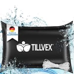 tillvex® Coussin de piscine pour l'hiver XXL 200 x 240 cm | Coussin d'air avec kit de réparation - Coussin d'hiver avec valve de sécurité - Double couture