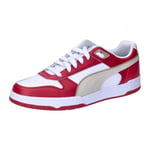 PUMA Unisex Rbd Game Low Baskets, Puma White Club Red Alpine Snow, 38 EU