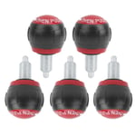 (Black And Red)5pcs 50x45mm Fitness Pop Pull Pin Knob Release Synthetic MA