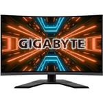 Böjd Gaming PC-skärm - GIGABYTE - G32QC A - 31,5" QHD - VA-panel - 1 ms - 165 Hz - 2 x HDMI / DisplayPort - AMD FreeSync Prem Pro