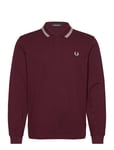 Fred Perry Ls Twin Tipped Fp Shirt Burgundy