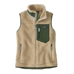 Patagonia Classic Retro-X Fleece Vest - Polaire femme Dark Natural / Torrey Pine Green XS