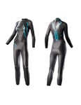 2XU R:3 Race Wetsuit Womens Black/Bermuda Blue - XS